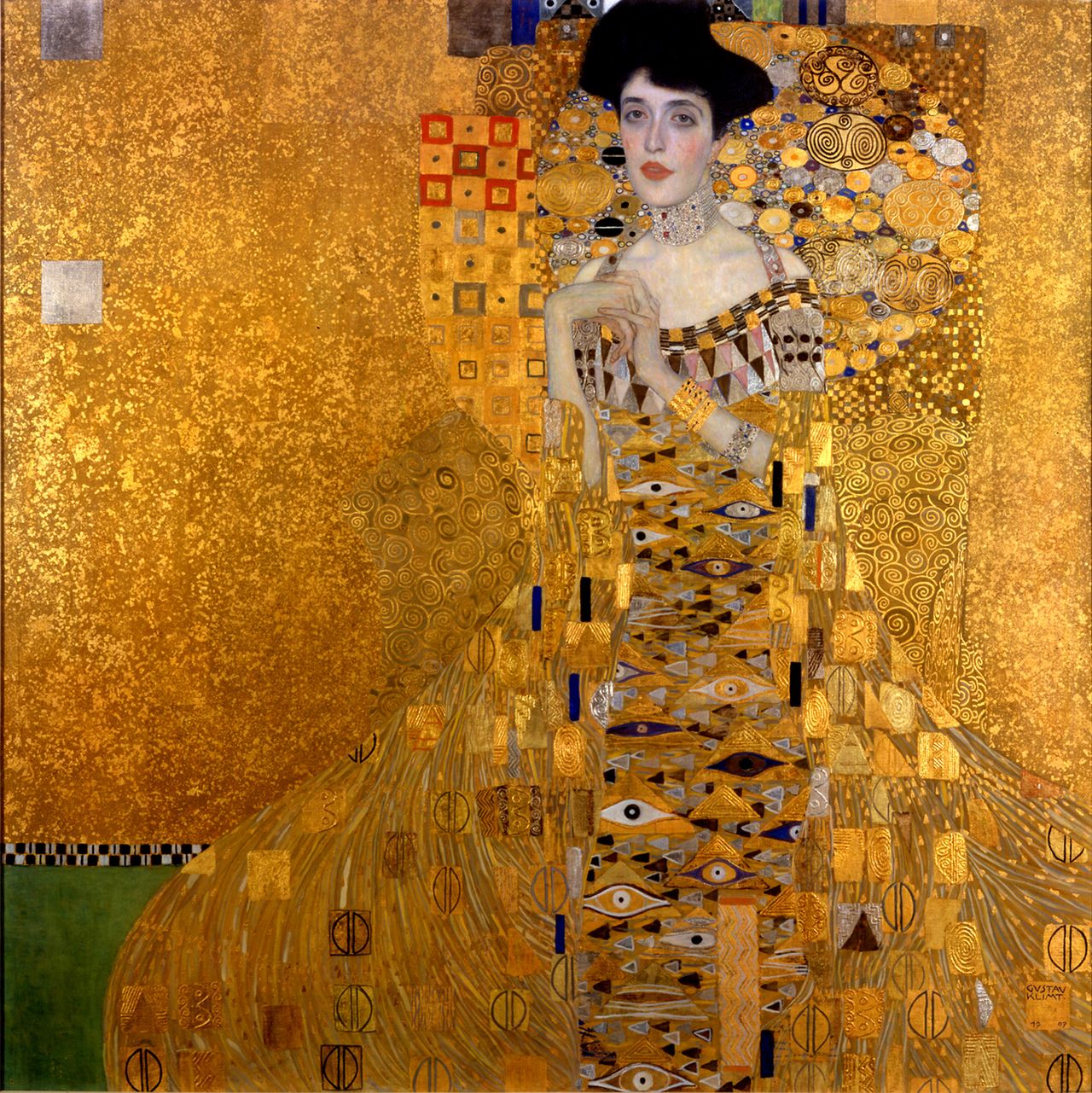 "Adele Bloch-Bauer I," 1907. Found in the collection of the Neue Galerie New York.