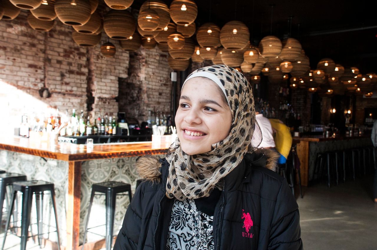 Nabiha Darbi has written a poem about returning to Syria when the war is over. She greatly misses her home country.