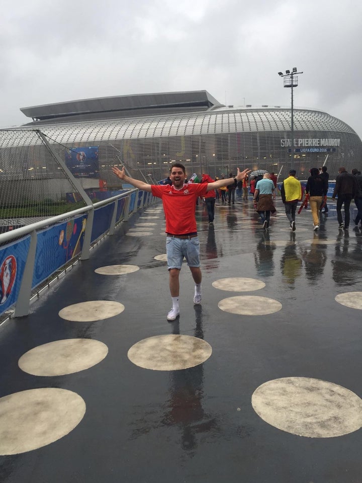 <strong>Matt Trotman in Lille for a previous game</strong>