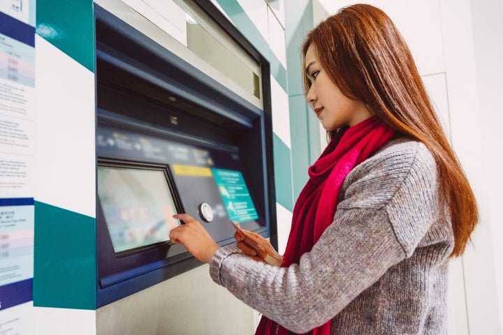 "When we use an ATM machine, we do what the teller used to do."