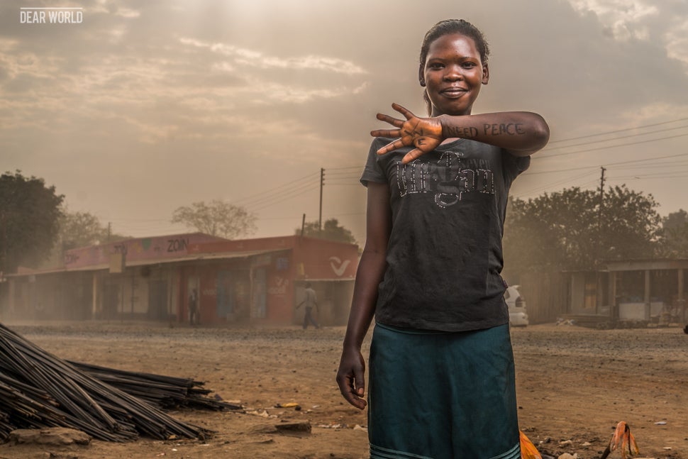 Photographer Robert Fogarty spent four days in the South Sudanese capital of Juba in January taking portraits of people with