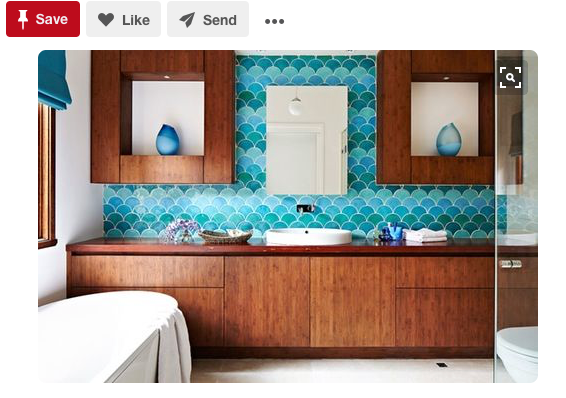 <a href="https://www.pinterest.com/pin/102386591507353254/" target="_blank">The cool blues play off the warm wood tones in th