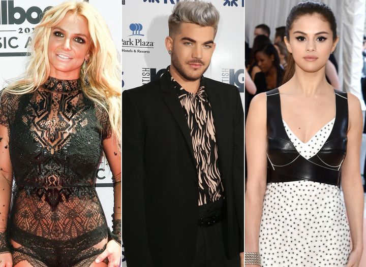 Britney, Adam and Selena all appear on the emotional song 