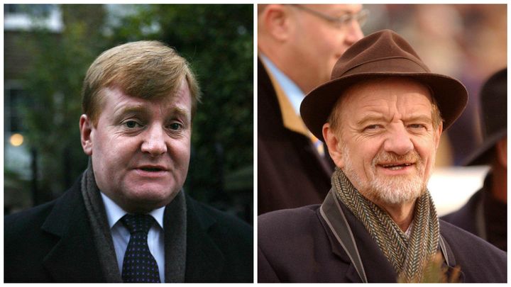 Charles Kennedy (left) and Robin Cook (right) died before the release of the Chilcot report