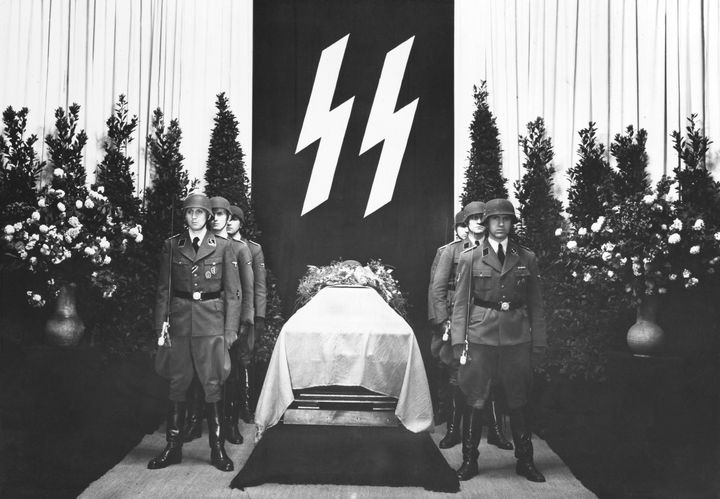 A Nazi funeral in 1942.