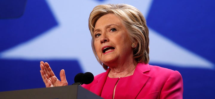 Presumptive Democratic presidential candidate Hillary Clinton speaks at the National Education Association’s 95th Repre