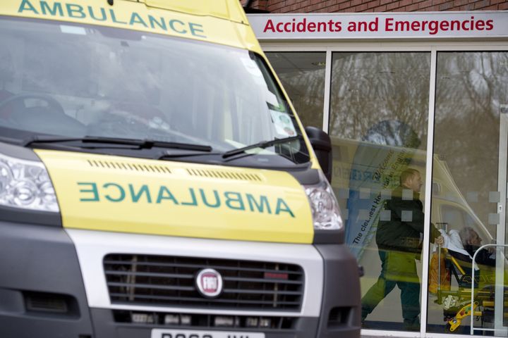 The baby was found in the toilets at the A&E department of the Royal Albert Infirmary in Wigan