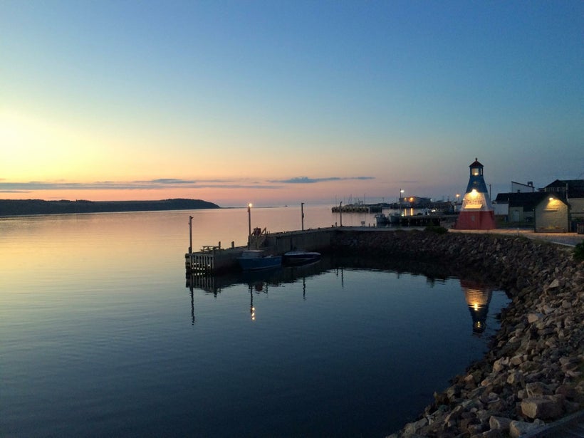 Sunset over Chetticamp.