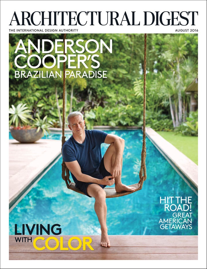 Anderson Cooper tells Architectural Digest he was fantasizing about building a home in Trancoso, Brazil, within a day after his first visit.