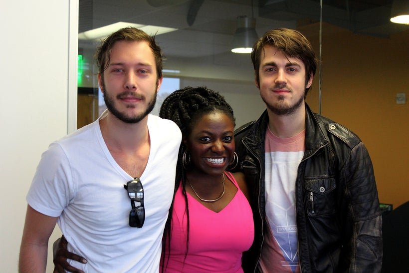 Media Personality Melissa Mushaka with Global Artists Vicetone