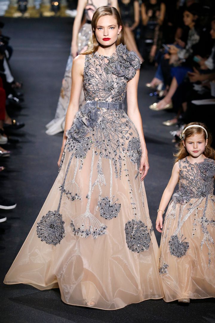 Elie Saab Showed Mommy and Me Couture Gowns on the Runway - Fashionista