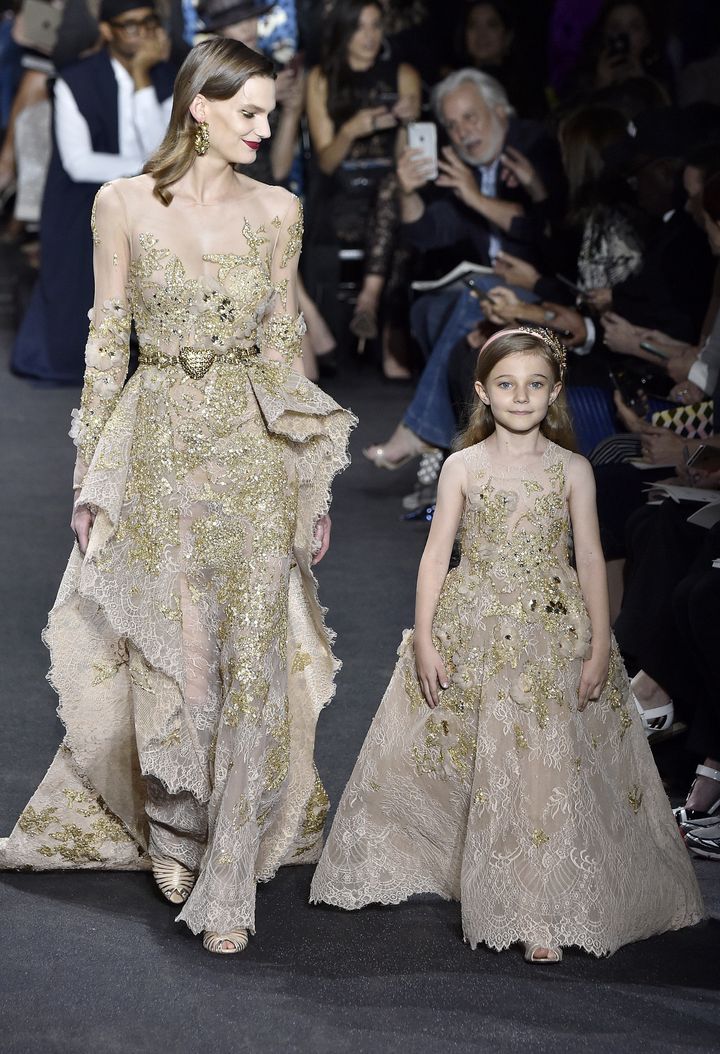 Elie Saab Showed Mommy and Me Couture Gowns on the Runway - Fashionista
