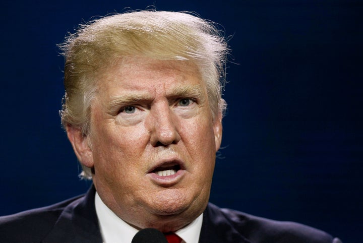 Republican presidential candidate Donald Trump speaks at the Western Conservative Summit in Denver, Colorado, July 1, 2016.