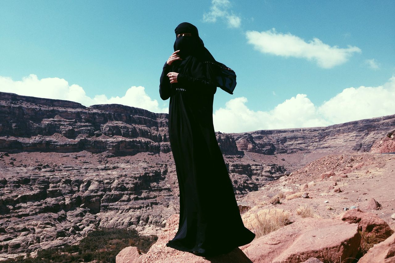 "I wanted to show another side of wearing the hijab, one that portrays ninja-like qualities; power, grace, beauty," Yumna Al-Arashi explained to HuffPost.