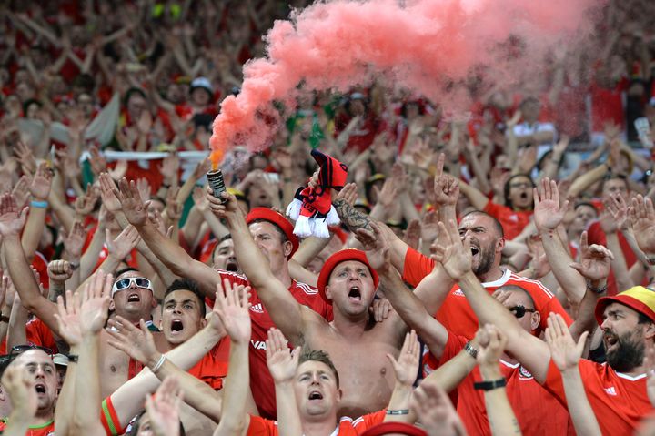 Wales fans remained resolute even after their ousting from the European Championship