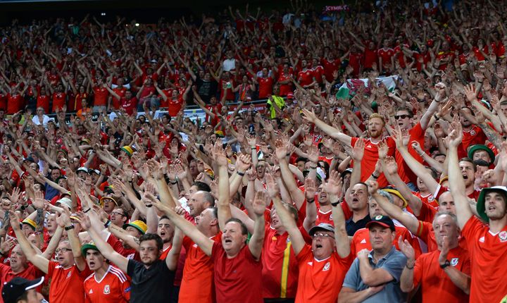 The supporters cheered their team in earnest at the Stade de Lyon in France
