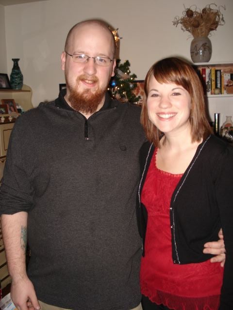 Our first married Christmas at our apartment. We were so proud of our Christmas tree, we invited our parents over for a pre-Christmas party.