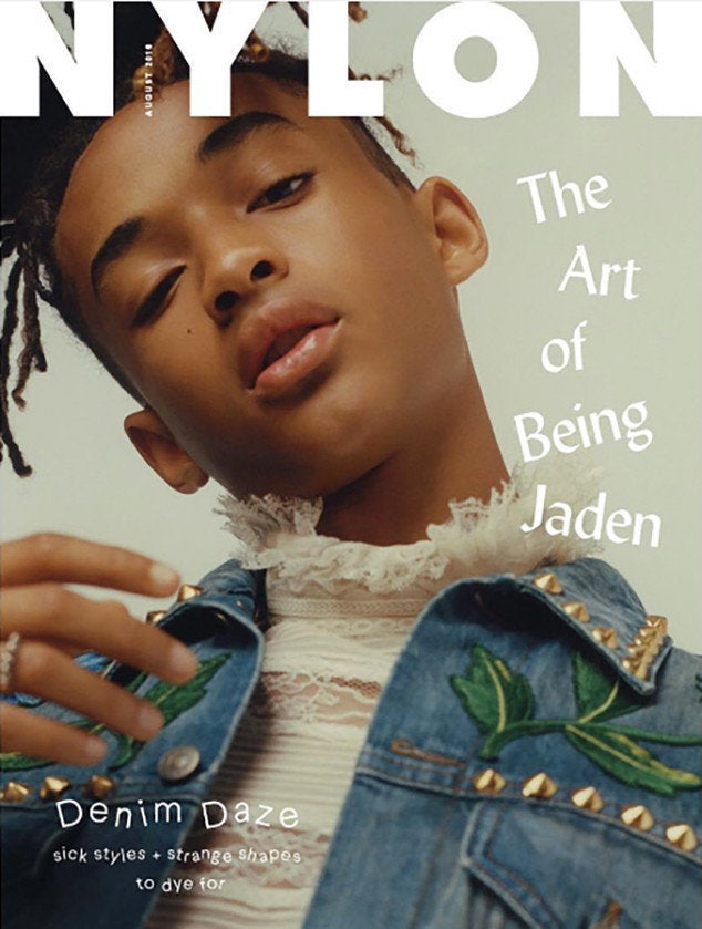 Jaden Smith covers Nylon's August issue. 