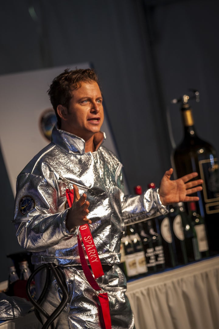 Mark Oldman presenting at the 34th Annual Food & Wine Classic In Aspen, Colorado.