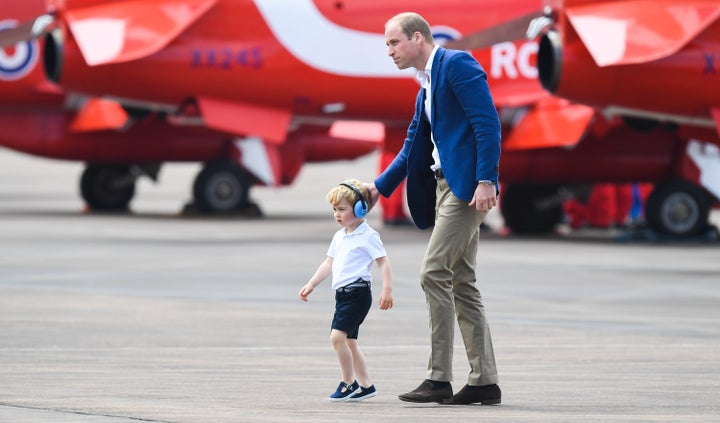 "Scratch my head, Dad" -- Prince George, apparently.