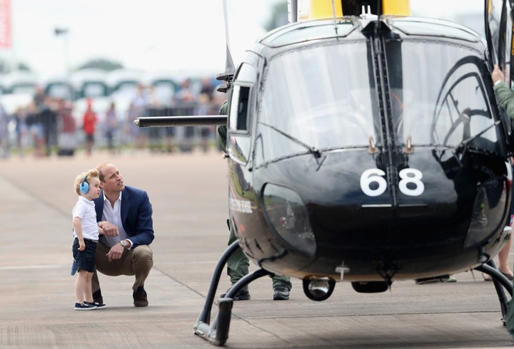 "I don't know about this" -- Prince George, probably.