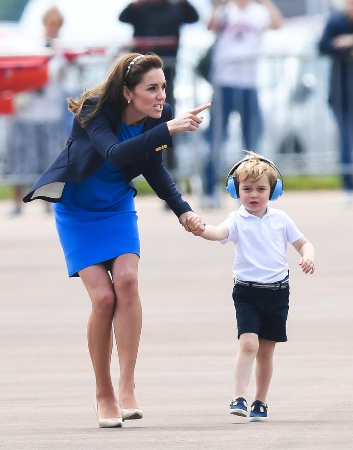 "Comeoncomeoncomeoncomeoncomeon" -- Prince George, probably.