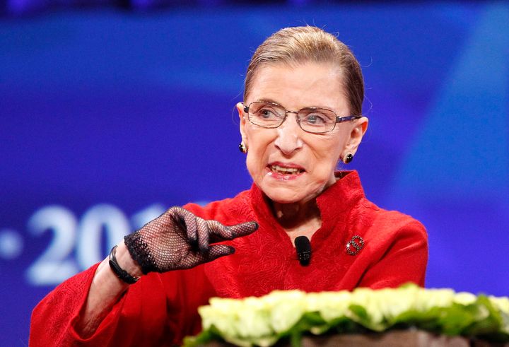 Ruth Bader Ginsburg would rather perish the thought of a future Trump presidency.