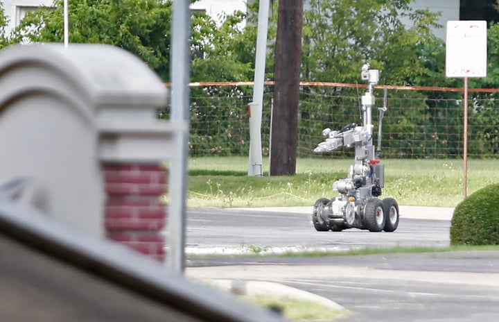 Last year, Dallas Police used this robot to access an armored van that they believed was rigged with explosives.