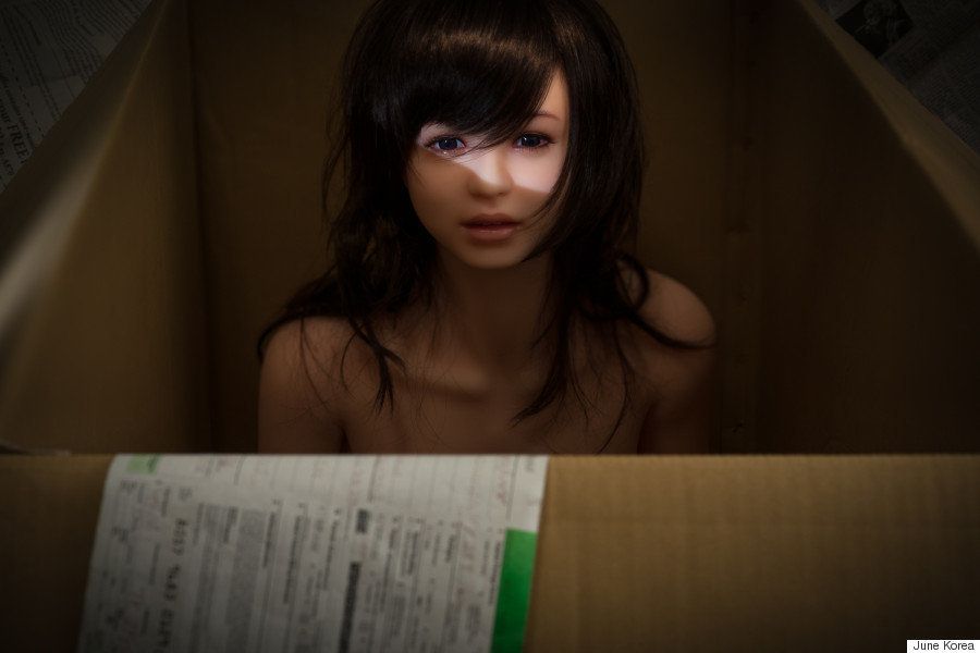 June Korea plans to continue to photograph Eva, the sex doll he ordered from Japan, for years to come. 