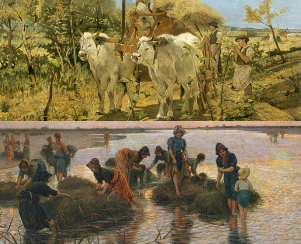 Paintings from I Macchiaioli. Le collezioni svelate.