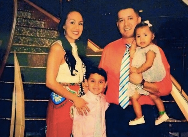 Slain OfficerPatrick Zamarripaand his family.