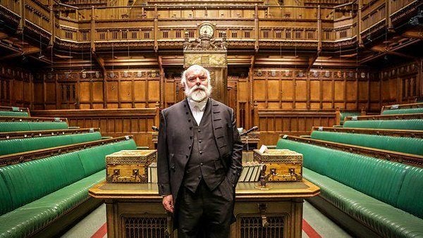 Lord Lisvane in his Clerk of the Commons role