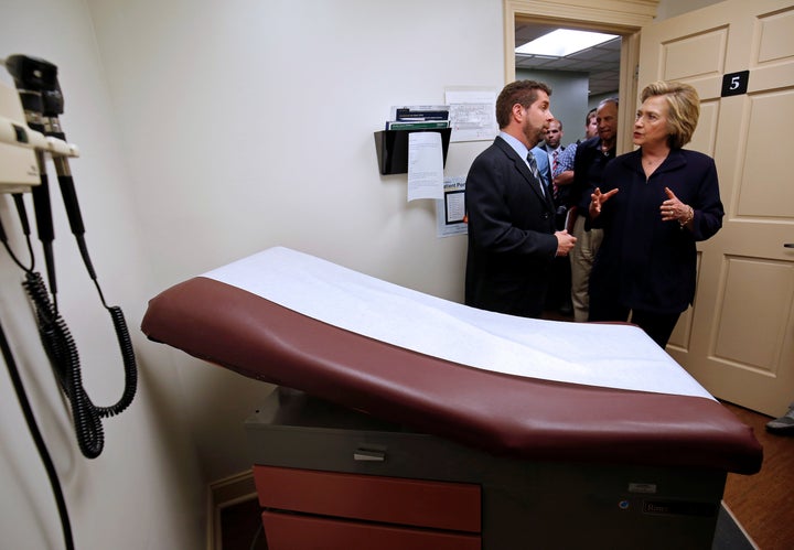 U.S. Democratic presidential candidate Hillary Clinton’s call to increase funding for federally run health clinics is a bit more specific, in that she’s put a dollar figure on it. It would be $40 billion over 10 years.