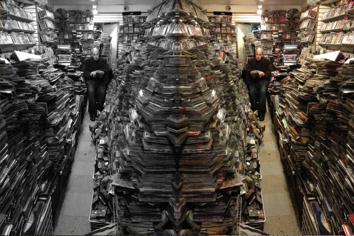 <strong>The Birdman of 1st Avenue, Rainbow Music shop</strong>