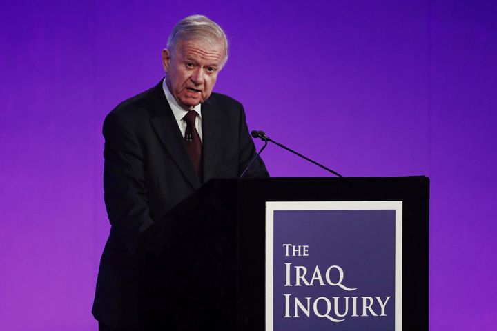 Sir John Chilcot presents the Iraq Inquiry Report 