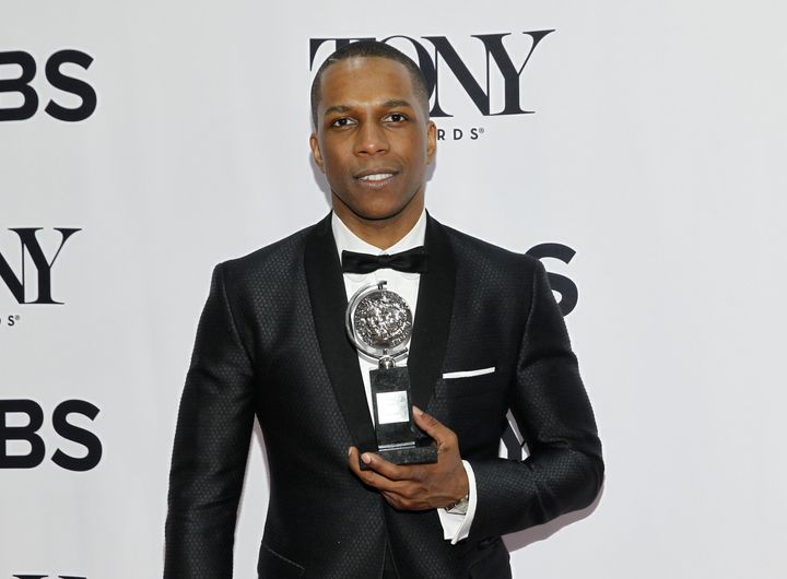 Leslie Odom Jr., who won a Tony award for Best Performance in the Broadway musical "Hamilton" last month, dedicated his final performance Saturday to the recent victims of gun violence.