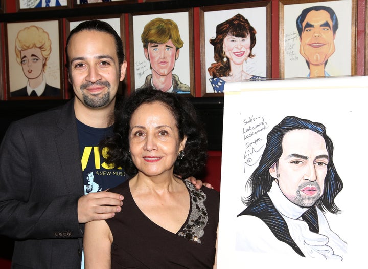 Lin-Manuel Miranda's mother, Luz Towns-Miranda, remembers the moment she knew her son brought something truly special to the