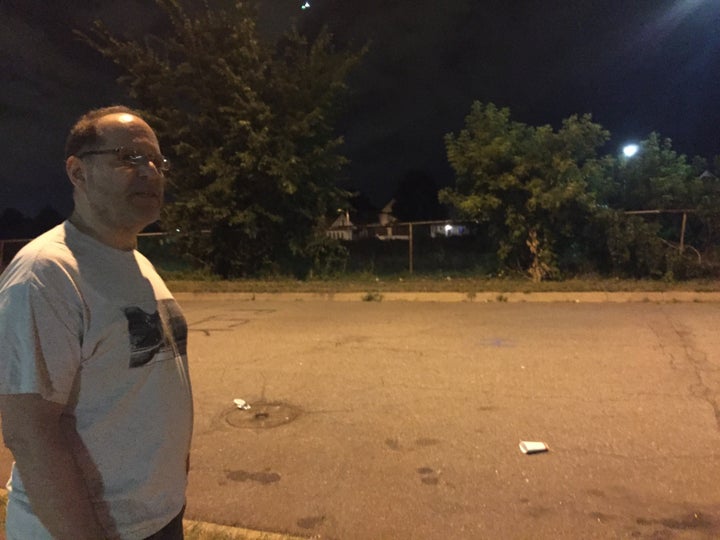 Tom Goldstein, who was hit with a police marking round, described himself as good friends with several police officers. After