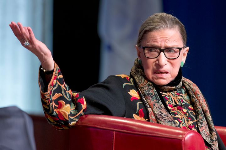 “I can’t imagine what this place would be -- I can’t imagine what the country would be -- with Donald Trump as our president," said Supreme Court Associate Justice Ruth Bader Ginsburg.
