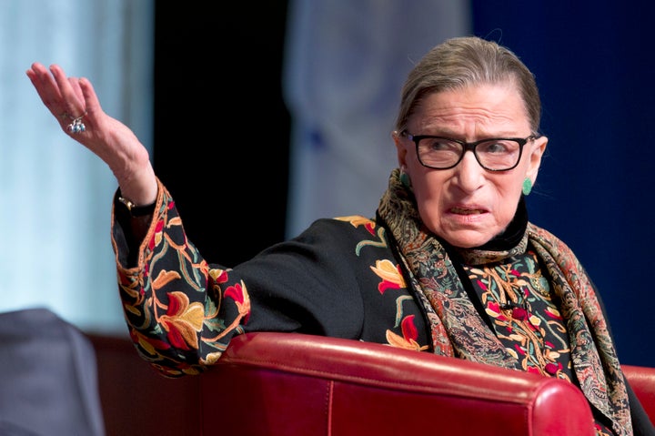 “I can’t imagine what this place would be -- I can’t imagine what the country would be -- with Donald Trump as our president," said Supreme Court Associate Justice Ruth Bader Ginsburg.