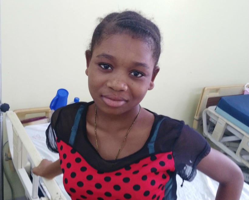 <i>Belle Fille was just 14 years old when she became pregnant and suffered an obstetric fistula. In the Democratic