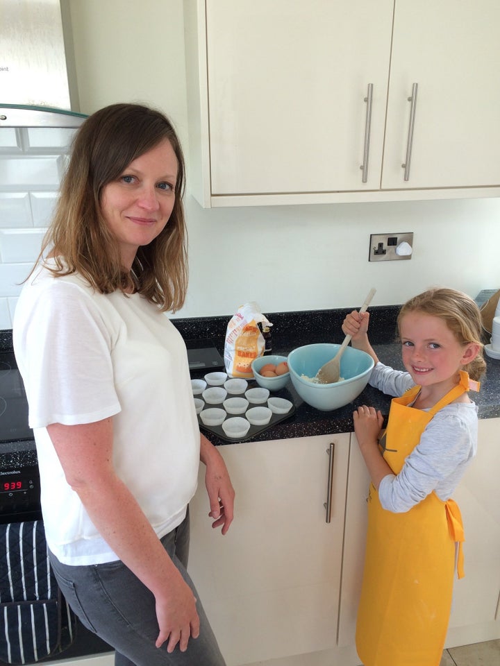 Toni Cosson with her daughter Amelie.