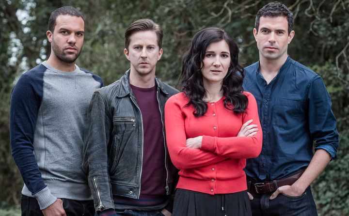 OT Fagbenie, Lee Ingleby, Sarah Solemani and Tom Cullen play the four friends of ‘The Five’, haunted by a tragedy in their past