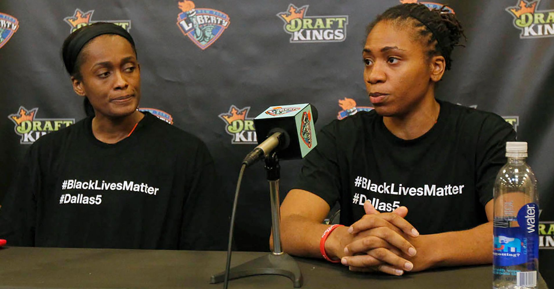 New York Liberty Players Wear BlackLivesMatter Shirts Before Their