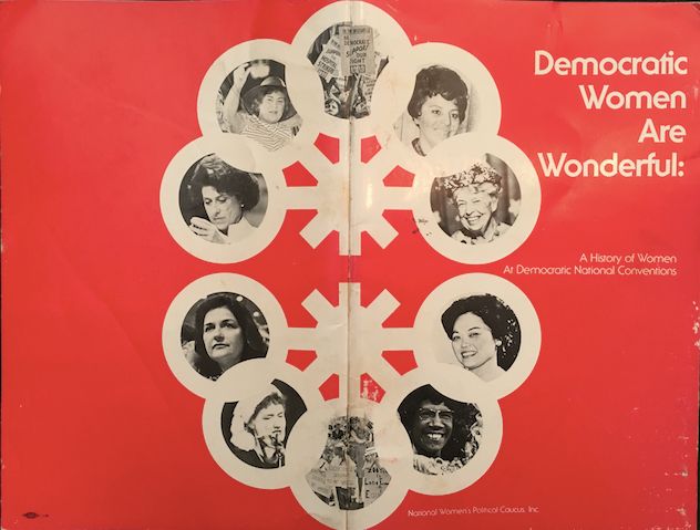 In 1980, the National Women's Political Caucus put out a booklet on the history of women at Democratic conventions.