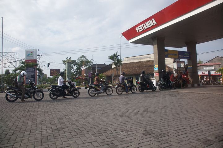 Pertamina Gas Station in Seminyak, Bali