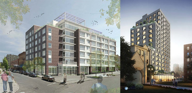 Crotona (left) and Ingersoll (right) Senior Residences