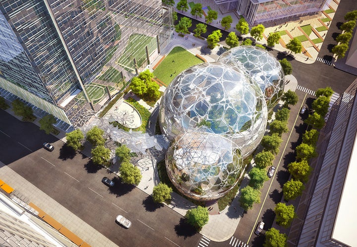 Amazon may eventually let members of the public tour the spheres.