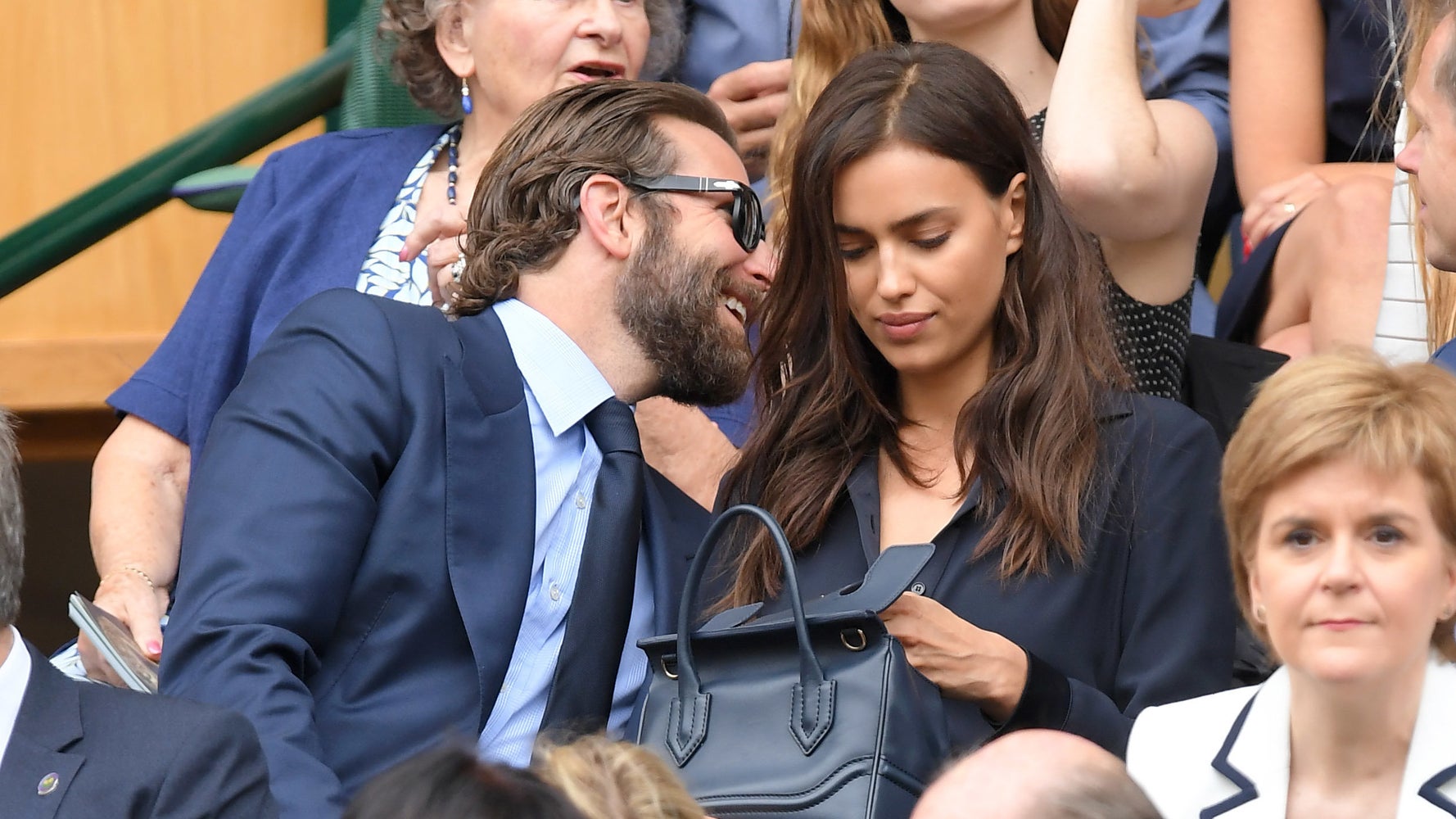 We Can Only Imagine What Bradley Cooper Said To Make Irina Shayk Cry At Wimbledon Huffpost