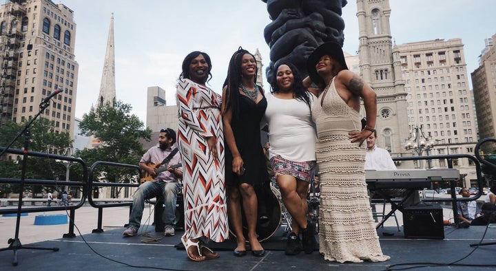 <i>TWOCC's leadership team: Lourdes Hunter, Dane Edidi, Katrina Goodlett, Samantha Jo Dato</i>